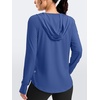 image:imageG Gradual Womens Sun Protection Jackets Lightweight Zip Up Hoodies 4 Pockets UPF 50 Sun Shirt Hiking Beach Athletic WorkoutDark Blue