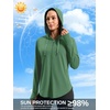 image:imageG Gradual Womens Sun Protection Jackets Lightweight Zip Up Hoodies 4 Pockets UPF 50 Sun Shirt Hiking Beach Athletic WorkoutGreen