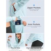 image:imageG Gradual Womens Sun Protection Jackets Lightweight Zip Up Hoodies 4 Pockets UPF 50 Sun Shirt Hiking Beach Athletic WorkoutLight Blue