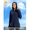image:imageG Gradual Womens Sun Protection Jackets Lightweight Zip Up Hoodies 4 Pockets UPF 50 Sun Shirt Hiking Beach Athletic WorkoutNavy
