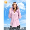 image:imageG Gradual Womens Sun Protection Jackets Lightweight Zip Up Hoodies 4 Pockets UPF 50 Sun Shirt Hiking Beach Athletic WorkoutPink
