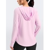 image:imageG Gradual Womens Sun Protection Jackets Lightweight Zip Up Hoodies 4 Pockets UPF 50 Sun Shirt Hiking Beach Athletic WorkoutPink