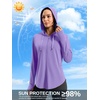 image:imageG Gradual Womens Sun Protection Jackets Lightweight Zip Up Hoodies 4 Pockets UPF 50 Sun Shirt Hiking Beach Athletic WorkoutPurple