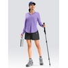 image:imageG Gradual Womens Sun Protection Jackets Lightweight Zip Up Hoodies 4 Pockets UPF 50 Sun Shirt Hiking Beach Athletic WorkoutPurple