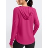 image:imageG Gradual Womens Sun Protection Jackets Lightweight Zip Up Hoodies 4 Pockets UPF 50 Sun Shirt Hiking Beach Athletic WorkoutRose