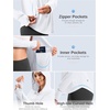 image:imageG Gradual Womens Sun Protection Jackets Lightweight Zip Up Hoodies 4 Pockets UPF 50 Sun Shirt Hiking Beach Athletic WorkoutWhite