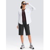 image:imageG Gradual Womens Sun Protection Jackets Lightweight Zip Up Hoodies 4 Pockets UPF 50 Sun Shirt Hiking Beach Athletic WorkoutWhite