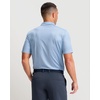 image:imageMens Golf Shirts Dry Fit Performance Moisture Wicking Breathable Casual Micro Print Short Sleeve PoloBlue Flower
