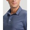 image:imageMens Golf Shirts Dry Fit Performance Moisture Wicking Breathable Casual Micro Print Short Sleeve PoloBlue Texture