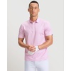 image:imageMens Golf Shirts Dry Fit Performance Moisture Wicking Breathable Casual Micro Print Short Sleeve PoloMini Dumbbell 2