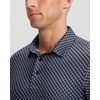 image:imageMens Golf Shirts Dry Fit Performance Moisture Wicking Breathable Casual Micro Print Short Sleeve PoloMini Rocket