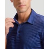 image:imageMens Golf Shirts Dry Fit Performance Moisture Wicking Breathable Casual Micro Print Short Sleeve PoloNavy Rocket