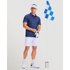 image:imageMens Golf Shirts Dry Fit Performance Moisture Wicking Breathable Casual Micro Print Short Sleeve PoloNavy Rocket