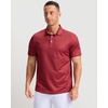image:imageMens Golf Shirts Dry Fit Performance Moisture Wicking Breathable Casual Micro Print Short Sleeve PoloSmall Square