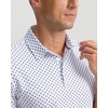 image:imageMens Golf Shirts Dry Fit Performance Moisture Wicking Breathable Casual Micro Print Short Sleeve PoloSwirl