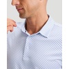 image:imageMens Golf Shirts Dry Fit Performance Moisture Wicking Breathable Casual Micro Print Short Sleeve PoloWhite Rocket
