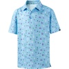 image:imageBoys Polo Shirt Short Sleeve Funny Print Golf Moisture Wicking Collared Casual Athletic Shirts for Youth Performance KidsGolf Collection