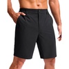 image:imageG Gradual Mens Golf Shorts with 3 Pockets 9 Lightweight Stretch Quick Dry Casual Dress Work Shorts for MenBlack