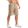 image:imageG Gradual Mens Shorts 11 Lightweight Casual Shorts for Men with 3 Pockets Summer Quick Dry Breathable Golf ShortsHeather KhakiXL