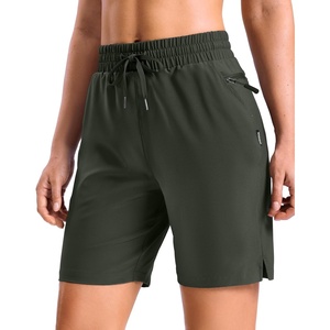 image:imageG Gradual 7 9 11 Womens Hiking Shorts 4 Pockets Lightweight Quick Dry Cargo Shorts Water Resistant Golf Summer WalkingDark Olive