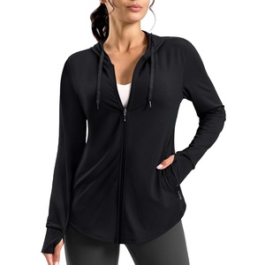image:imageG Gradual Womens Sun Protection Jackets Lightweight Zip Up Hoodies 4 Pockets UPF 50 Sun Shirt Hiking Beach Athletic WorkoutBlack