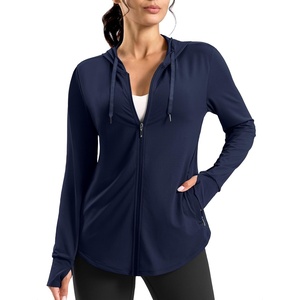 image:imageG Gradual Womens Sun Protection Jackets Lightweight Zip Up Hoodies 4 Pockets UPF 50 Sun Shirt Hiking Beach Athletic WorkoutNavy