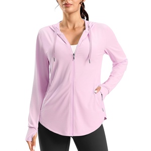 image:imageG Gradual Womens Sun Protection Jackets Lightweight Zip Up Hoodies 4 Pockets UPF 50 Sun Shirt Hiking Beach Athletic WorkoutPink