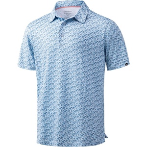 image:imageMens Golf Shirts Dry Fit Performance Moisture Wicking Breathable Casual Micro Print Short Sleeve PoloFloral