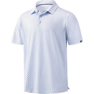 image:imageMens Golf Shirts Dry Fit Performance Moisture Wicking Breathable Casual Micro Print Short Sleeve PoloGolf Clubs