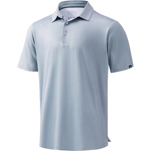 image:imageMens Golf Shirts Dry Fit Performance Moisture Wicking Breathable Casual Micro Print Short Sleeve PoloMini Dumbbell