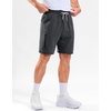 image:imageG Gradual Mens 7 Athletic Sweat Shorts with Zipper Pockets Soft Elastic Waist Lounge Workout Gym Shorts for MenDark Black Heather