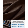 image:imageG Gradual Mens 7 Athletic Sweat Shorts with Zipper Pockets Soft Elastic Waist Lounge Workout Gym Shorts for MenDark Brown Heather