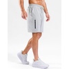 image:imageG Gradual Mens 7 Athletic Sweat Shorts with Zipper Pockets Soft Elastic Waist Lounge Workout Gym Shorts for MenGrey Green Heather