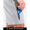 image:imageG Gradual Mens 7 Athletic Sweat Shorts with Zipper Pockets Soft Elastic Waist Lounge Workout Gym Shorts for MenGrey Green Heather