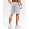 image:imageG Gradual Mens 7 Athletic Sweat Shorts with Zipper Pockets Soft Elastic Waist Lounge Workout Gym Shorts for MenGrey Green Heather