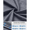 image:imageG Gradual Mens 7 Athletic Sweat Shorts with Zipper Pockets Soft Elastic Waist Lounge Workout Gym Shorts for MenGrey Heather