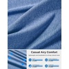 image:imageG Gradual Mens 7 Athletic Sweat Shorts with Zipper Pockets Soft Elastic Waist Lounge Workout Gym Shorts for MenHaze Blue Heather