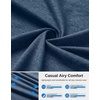 image:imageG Gradual Mens 7 Athletic Sweat Shorts with Zipper Pockets Soft Elastic Waist Lounge Workout Gym Shorts for MenIndigo Heather
