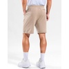 image:imageG Gradual Mens 7 Athletic Sweat Shorts with Zipper Pockets Soft Elastic Waist Lounge Workout Gym Shorts for MenKhaki Heather