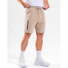 image:imageG Gradual Mens 7 Athletic Sweat Shorts with Zipper Pockets Soft Elastic Waist Lounge Workout Gym Shorts for MenKhaki Heather