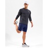 image:imageG Gradual Mens 7 Athletic Sweat Shorts with Zipper Pockets Soft Elastic Waist Lounge Workout Gym Shorts for MenNavy Heather