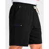 image:imageG Gradual Mens Sweat Shorts Soft Moisture Wicking Athletic Gym Shorts with 3 Pockets for Casual Lounge Workout RunningBlack