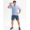 image:imageG Gradual Mens Sweat Shorts Soft Moisture Wicking Athletic Gym Shorts with 3 Pockets for Casual Lounge Workout RunningHeather Cobalt Blue