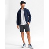 image:imageG Gradual Mens Sweat Shorts Soft Moisture Wicking Athletic Gym Shorts with 3 Pockets for Casual Lounge Workout RunningHeather Dark Black