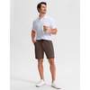 image:imageG Gradual Mens Sweat Shorts Soft Moisture Wicking Athletic Gym Shorts with 3 Pockets for Casual Lounge Workout RunningHeather Dark Brown