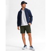 image:imageG Gradual Mens Sweat Shorts Soft Moisture Wicking Athletic Gym Shorts with 3 Pockets for Casual Lounge Workout RunningHeather Dark Green