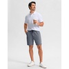 image:imageG Gradual Mens Sweat Shorts Soft Moisture Wicking Athletic Gym Shorts with 3 Pockets for Casual Lounge Workout RunningHeather Dusty White