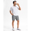 image:imageG Gradual Mens Sweat Shorts Soft Moisture Wicking Athletic Gym Shorts with 3 Pockets for Casual Lounge Workout RunningHeather Grey Sage