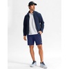 image:imageG Gradual Mens Sweat Shorts Soft Moisture Wicking Athletic Gym Shorts with 3 Pockets for Casual Lounge Workout RunningHeather Navy