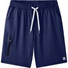 image:imageG Gradual Mens 7 Athletic Sweat Shorts with Zipper Pockets Soft Elastic Waist Lounge Workout Gym Shorts for MenNavy Heather